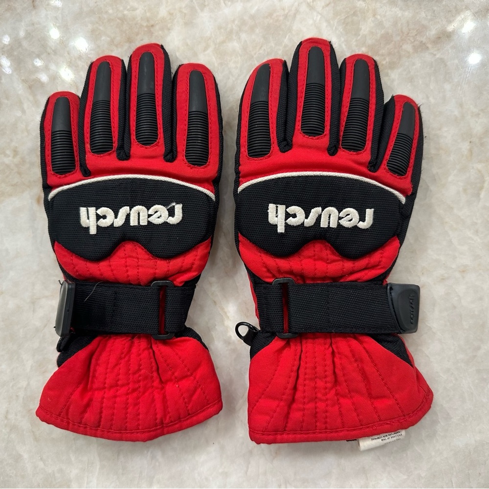 REUSCH - Kids Ski Gloves - Size Junior Small